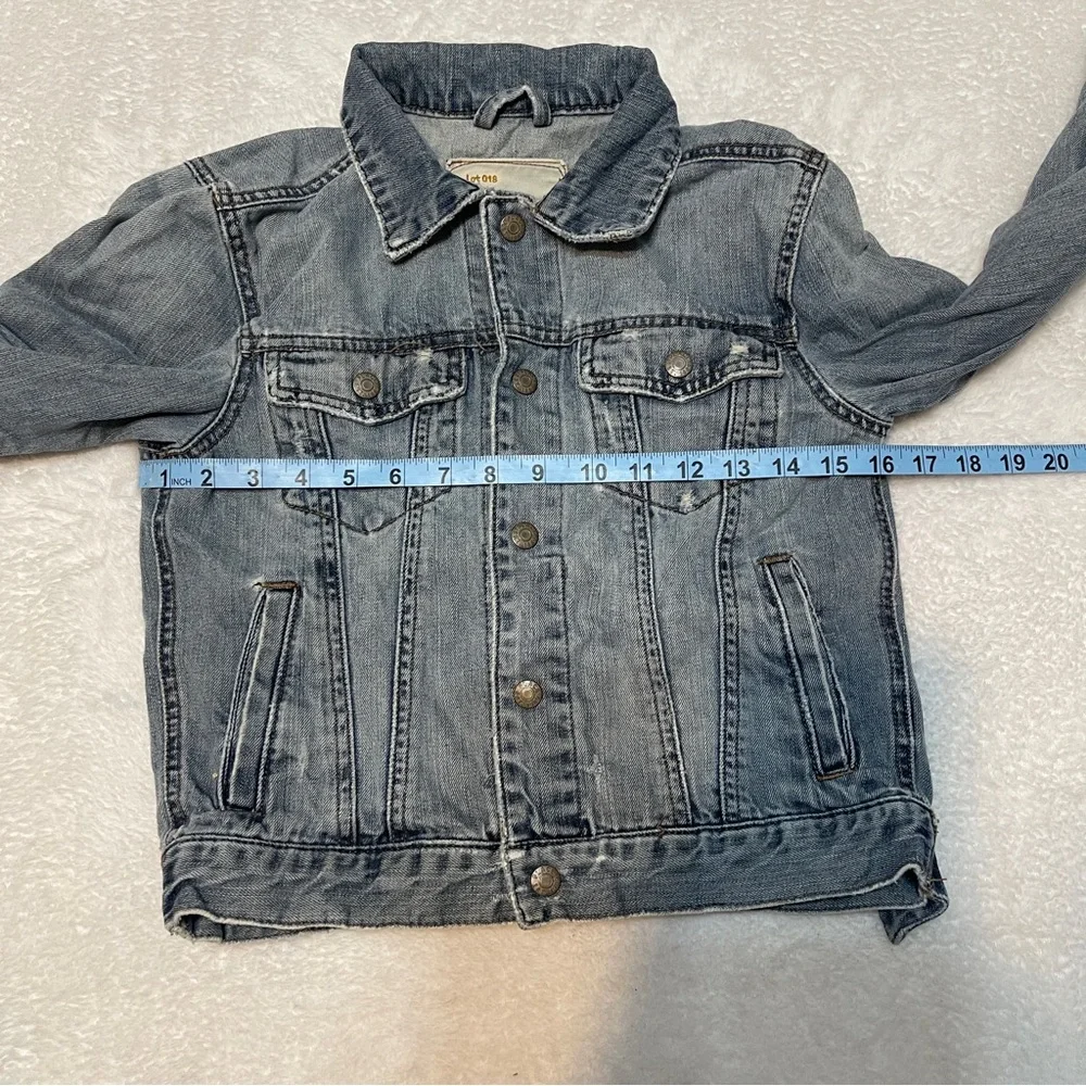 The Children's Place Button Up Light‎ Denim Spring Transitional Jean Jacket 14